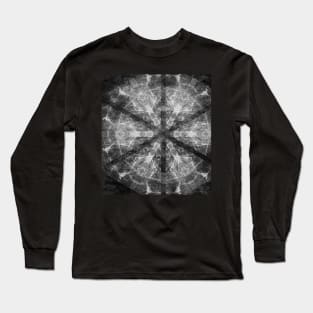 Magical black and white mandala 007 Long Sleeve T-Shirt